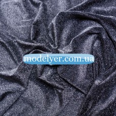 Ткань Трикотаж люрекс (синий)